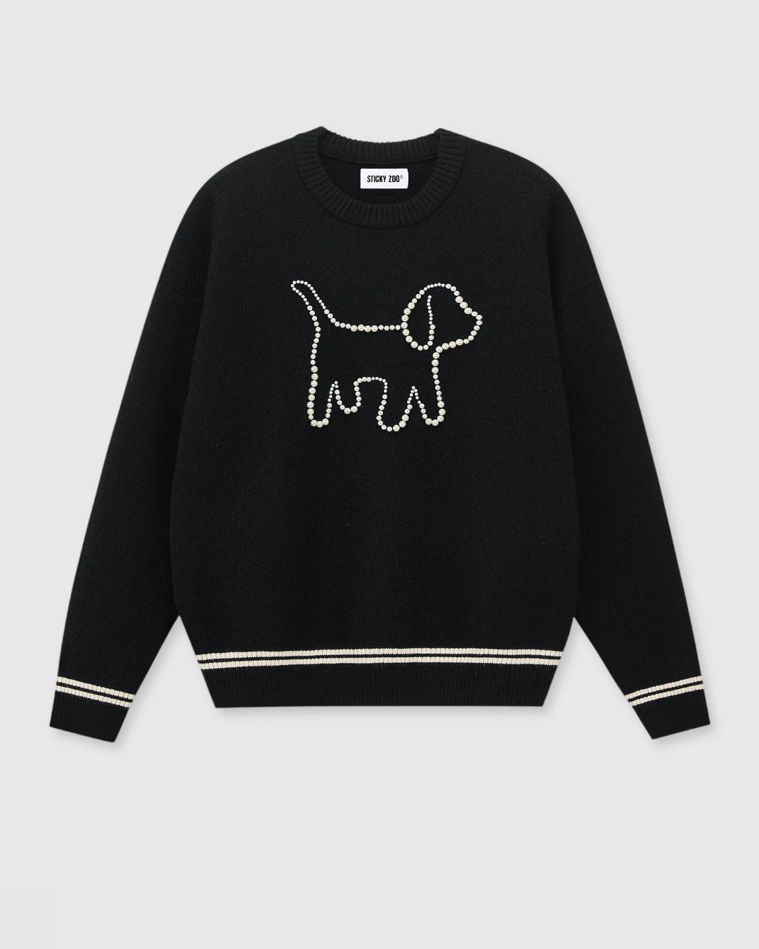 DACHSHUND PEARL SWEATER