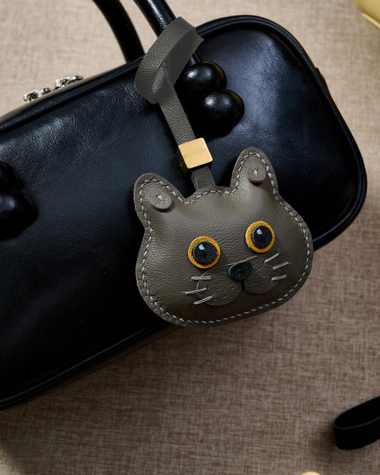 BRITISH SHORTHAIR CAT CHARM - BLUE EDITION