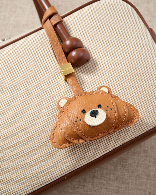 BEAR CROISSANT CHARM
