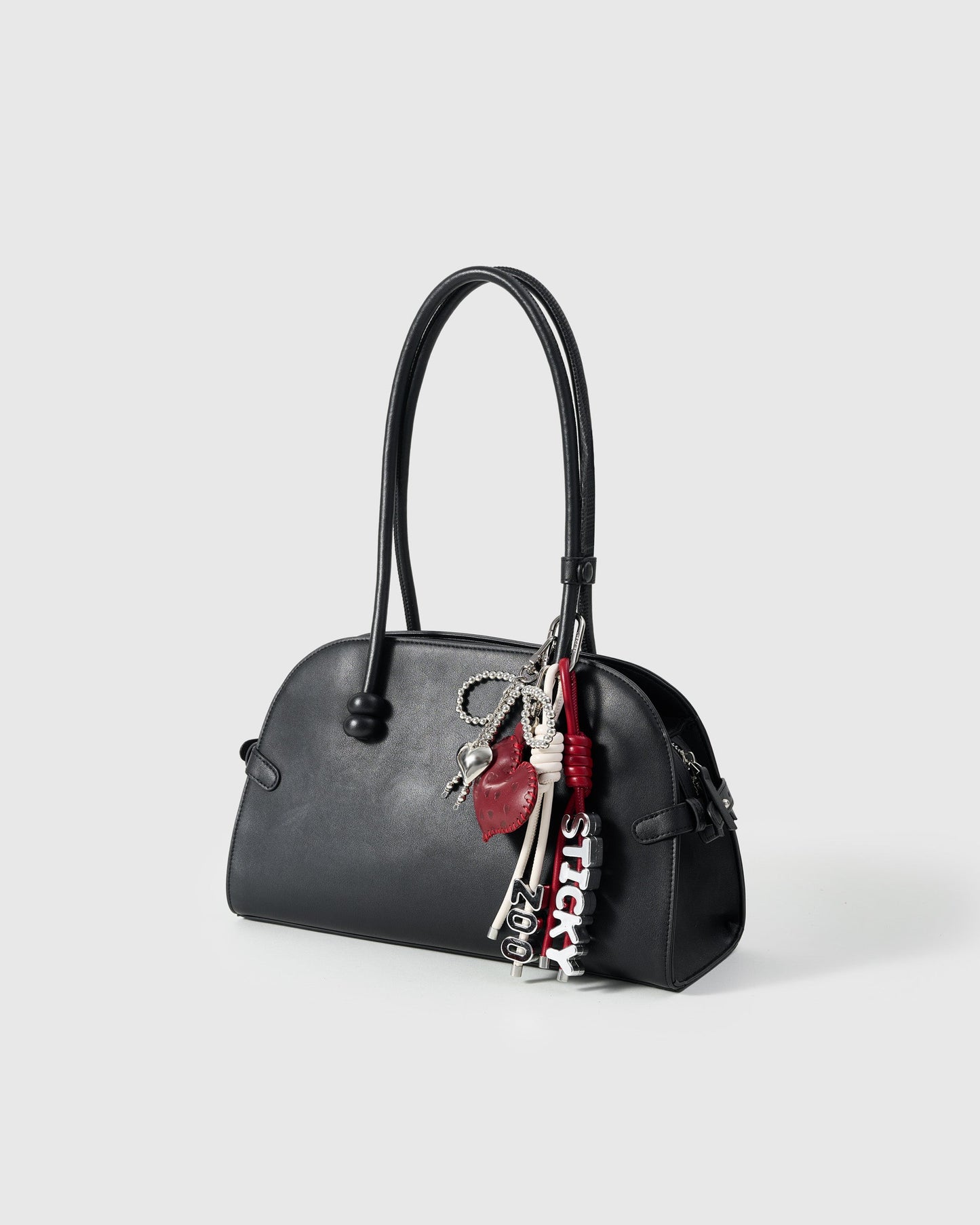 STICKY HEART BOW STACK CHARM