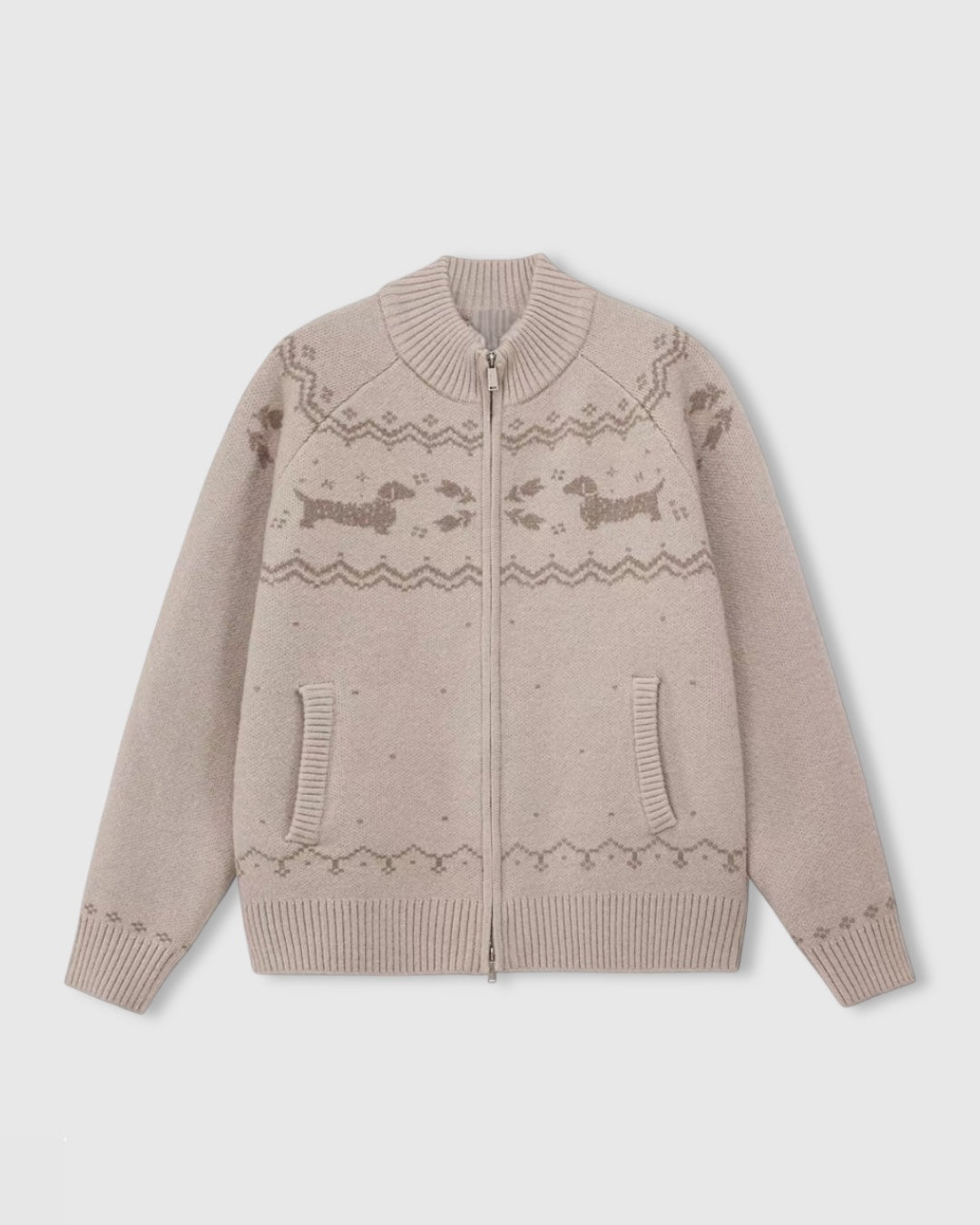 DACHSHUND HOLIDAY CARDIGAN