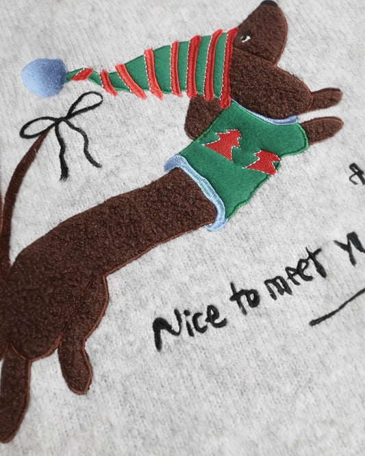 DACHSHUND HOLIDAY SWEATER