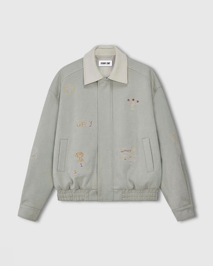 DACHSHUND EMBROIDERED JACKET