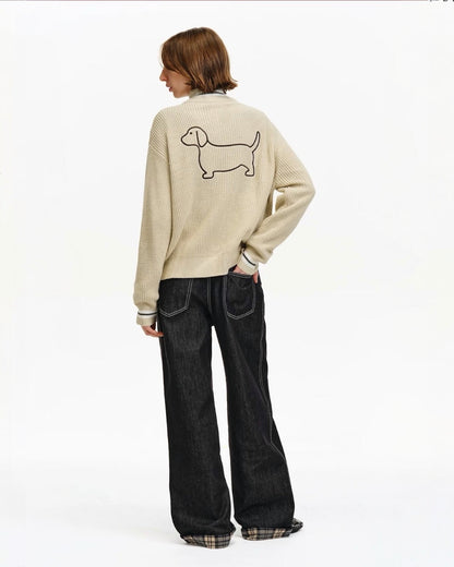 DACHSHUND OUTLINE SWEATER