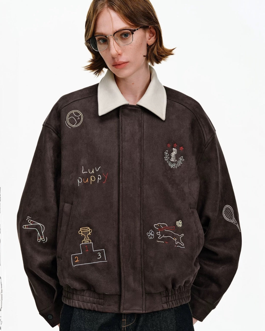 DACHSHUND EMBROIDERED JACKET
