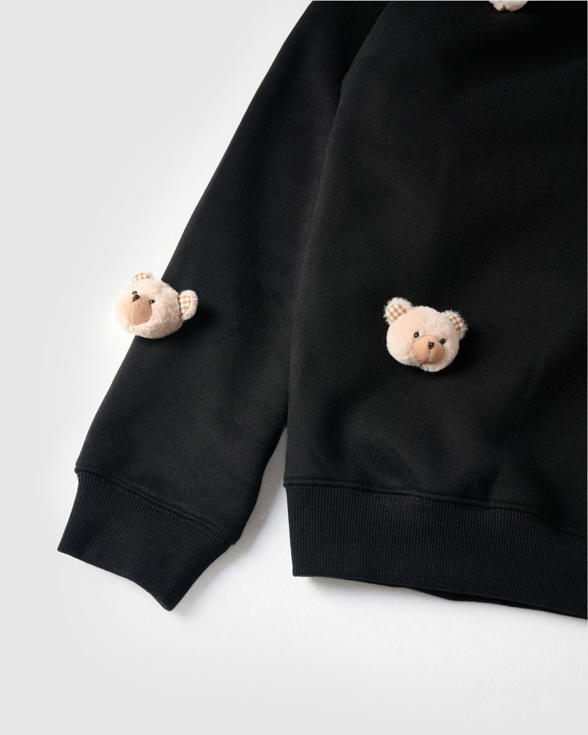 TEDDY CHECK-EAR SWEATSHIRT