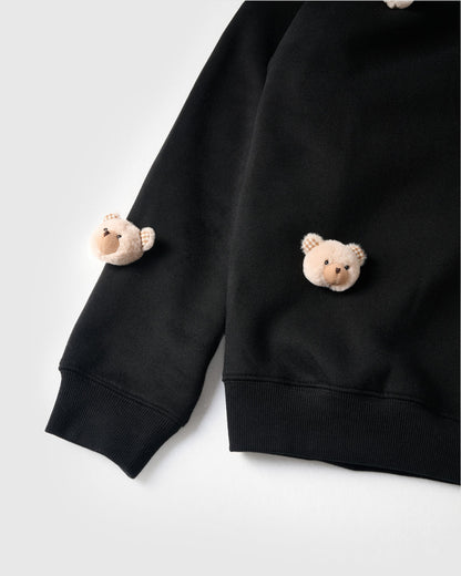 TEDDY CHECK-EAR SWEATSHIRT