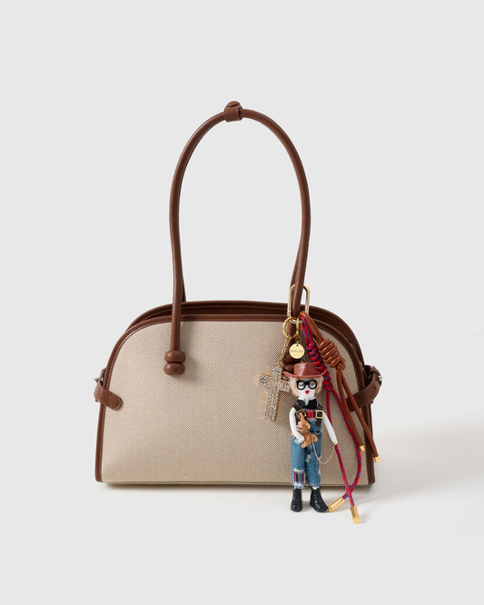 SAINT BABE & CHIHUAHUA STACK CHARM