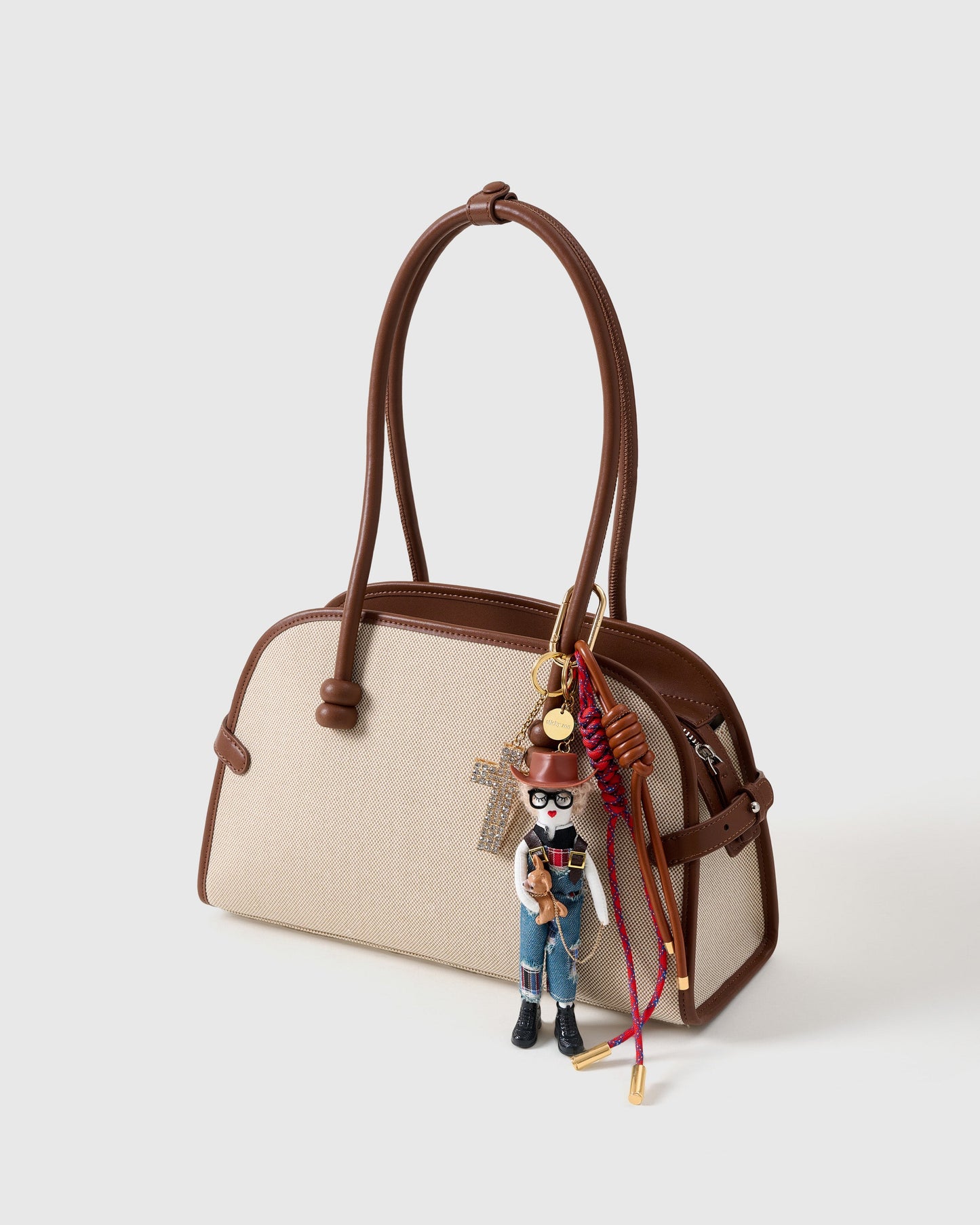 SAINT BABE & CHIHUAHUA STACK CHARM