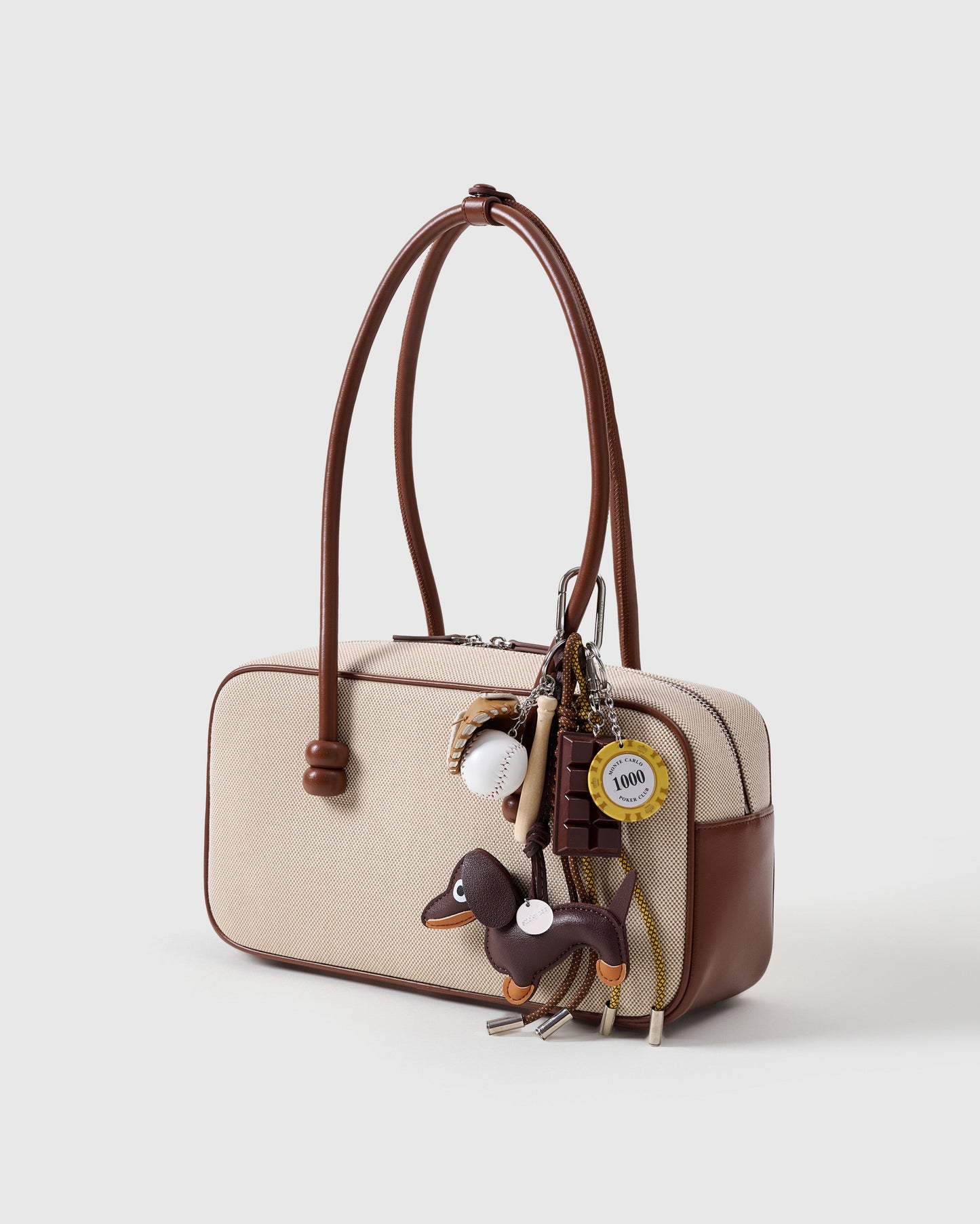 CHOCO DACHSHUND STACK CHARM