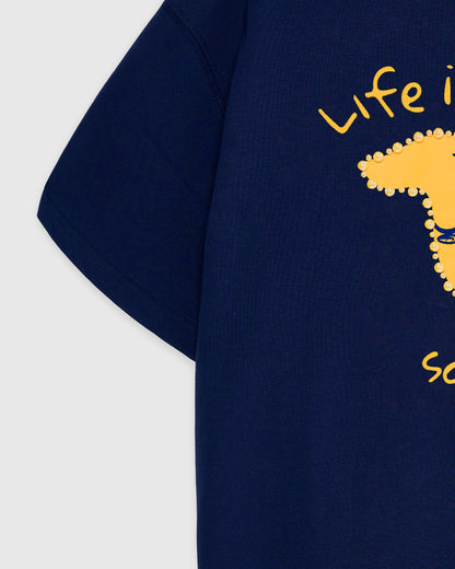 Dachshund Pearl Embellished T-Shirt