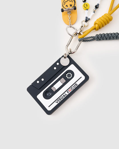 CASSETTE TAPE STACK CHARM
