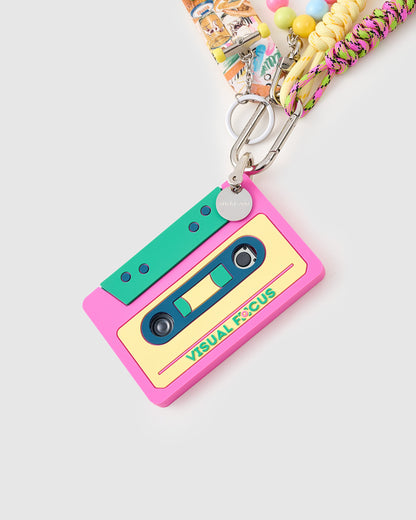 CASSETTE TAPE STACK CHARM