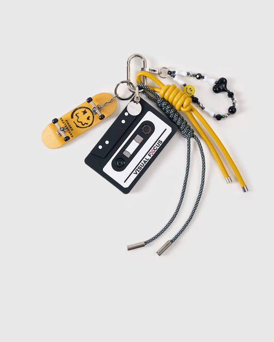 CASSETTE TAPE STACK CHARM