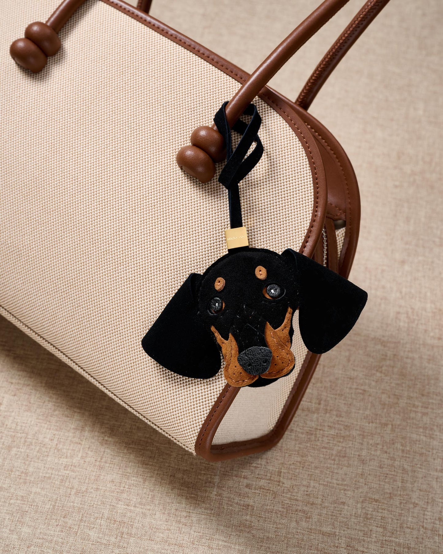 DASH DACHSHUND CHARM | SUEDE EDITION