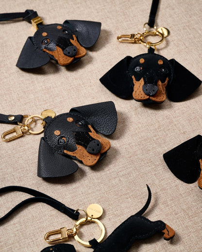 DASH DACHSHUND CHARM | LEATHER EDITION
