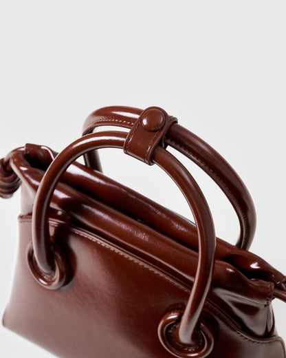 VEGAN LEATHER MINI CROSSBODY BAG