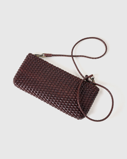 HANDMADE BRAIDED LEATHER MINI BAG