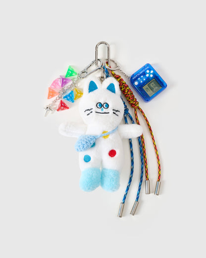 PIXEL POLKA PAWS STACK CHARM