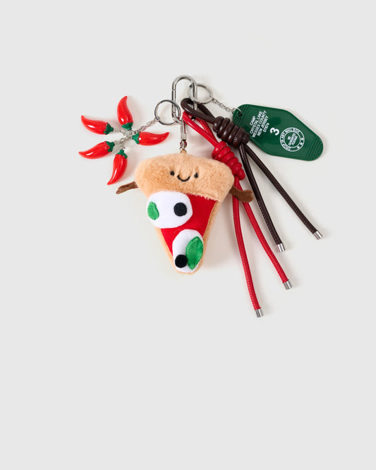 PLUSH PIZZA SLICE STACK CHARM