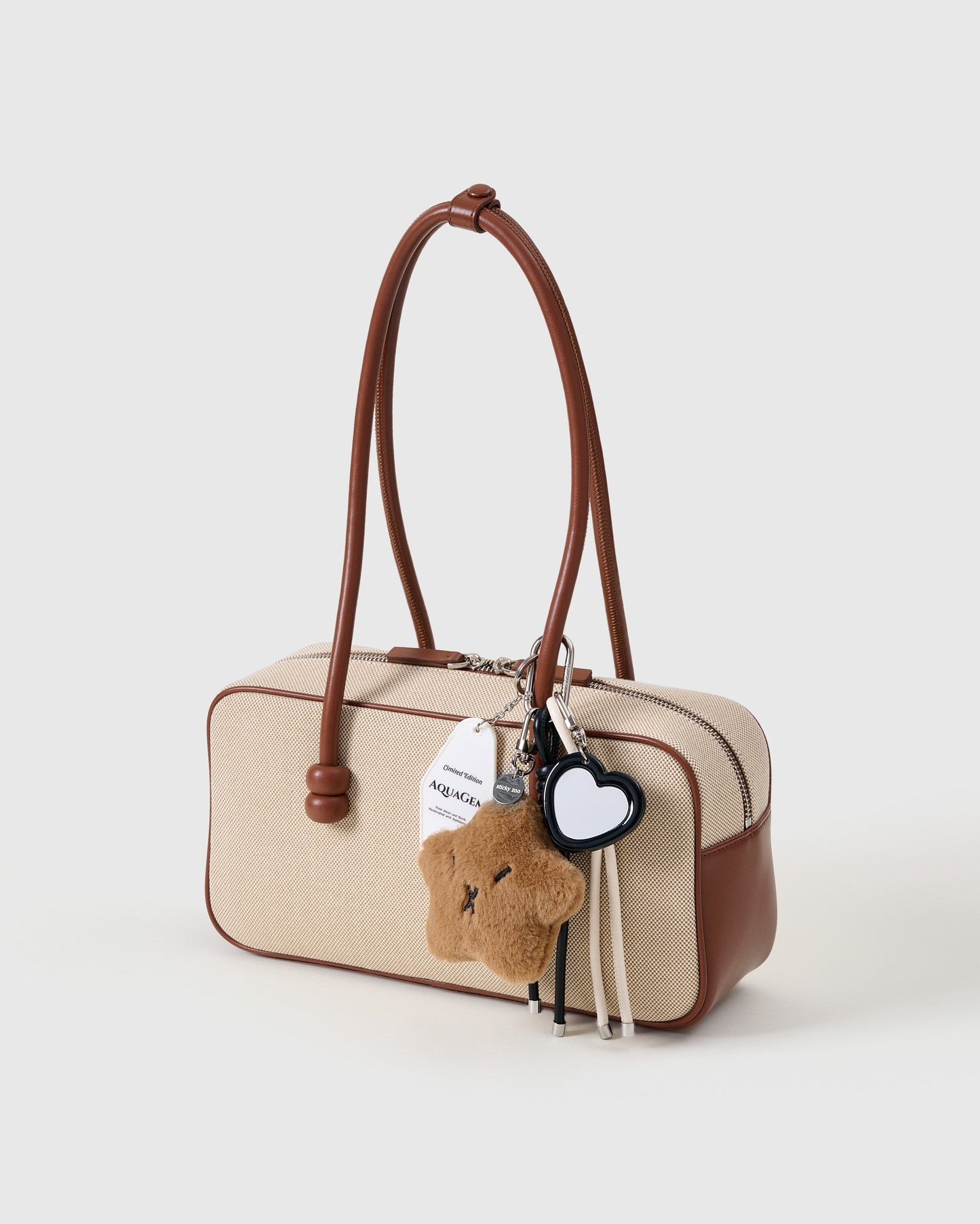 MOOD STAR HEART MIRROR STACK CHARM