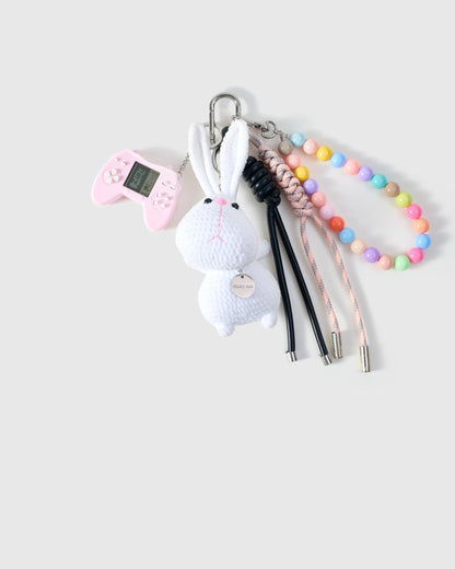 GUMBALL GAMER BUNNY STACK CHARM