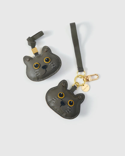 BRITISH SHORTHAIR CAT CHARM - BLUE EDITION