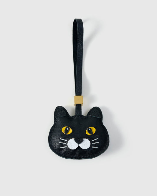 BRITISH SHORTHAIR CAT CHARM – CHUBBY MIDNIGHT EDITION