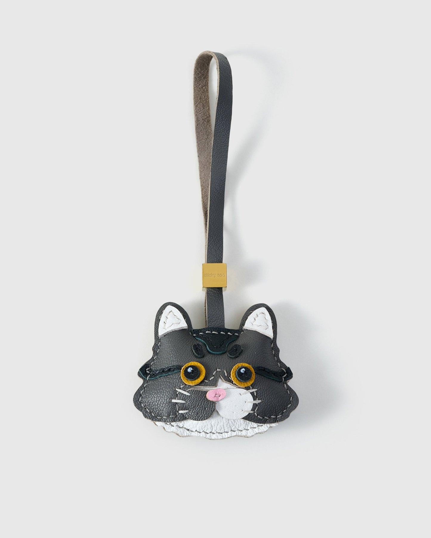 LONG-HAIR TABBY CAT CHARM