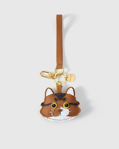 LONG-HAIR TABBY CAT CHARM