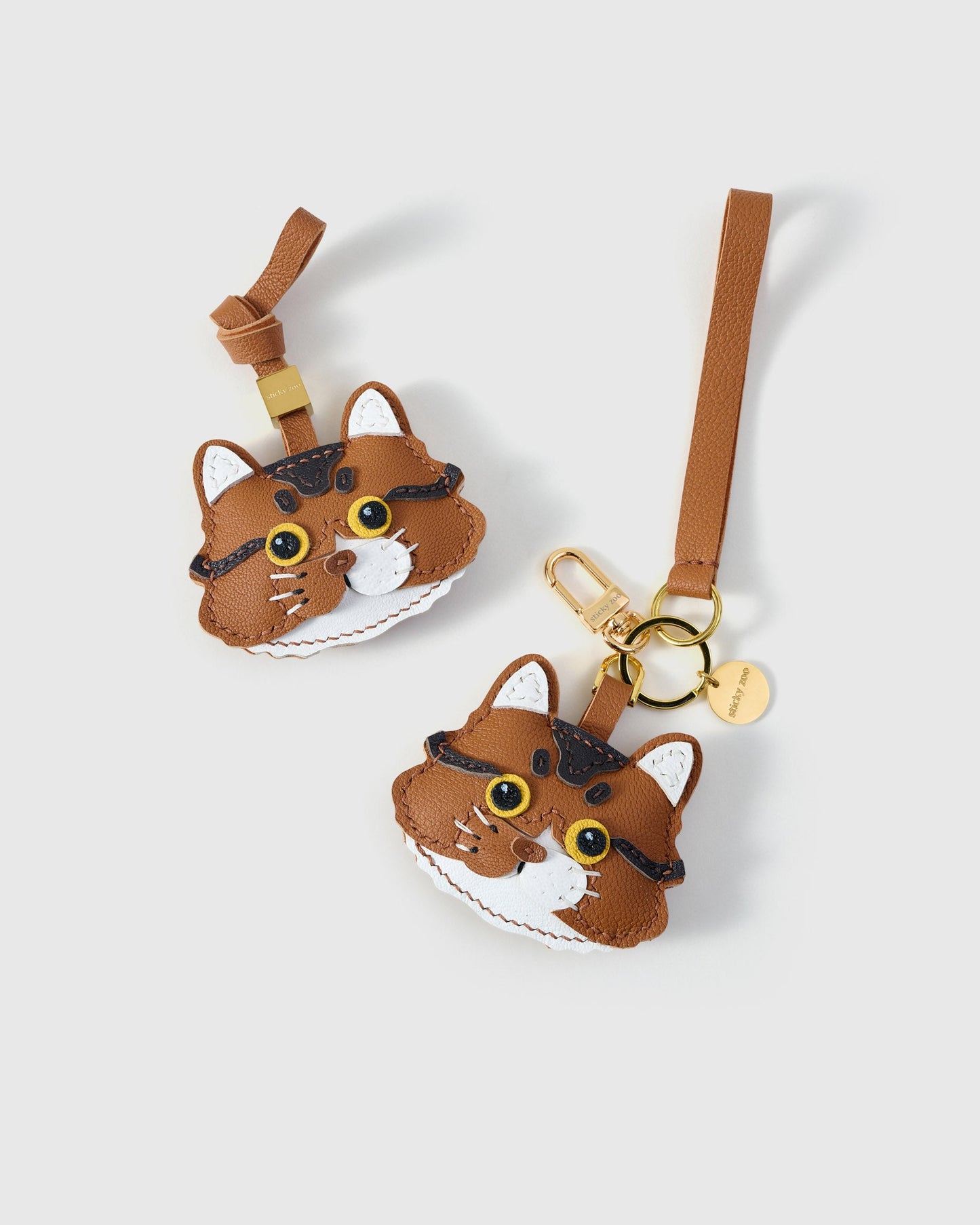 LONG-HAIR TABBY CAT CHARM