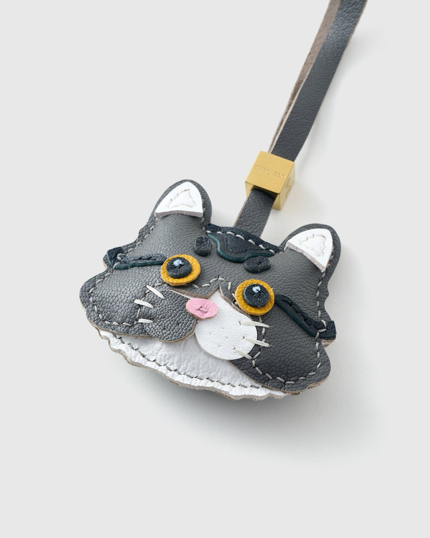 LONG-HAIR TABBY CAT CHARM