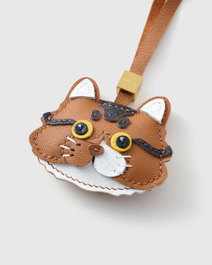 LONG-HAIR TABBY CAT CHARM