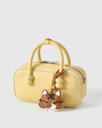 LONG-HAIR TABBY CAT CHARM