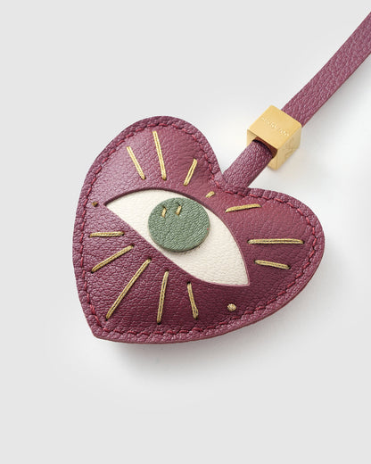 EVIL EYE HEART TALISMAN CHARM