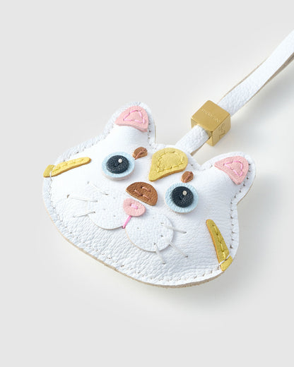 SILVER TABBY CAT CHARM