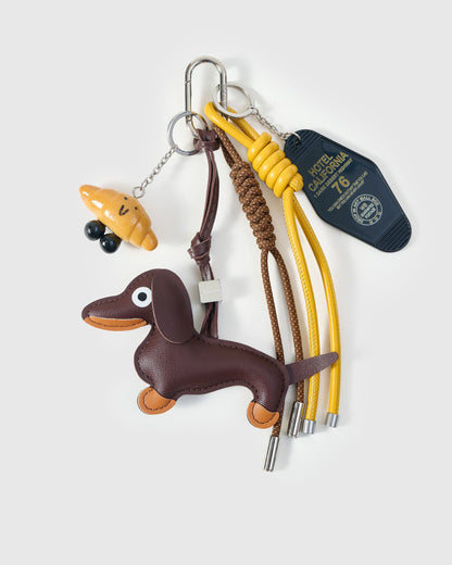 DAPPER DACHSHUND BACKPACK + CHARM SET