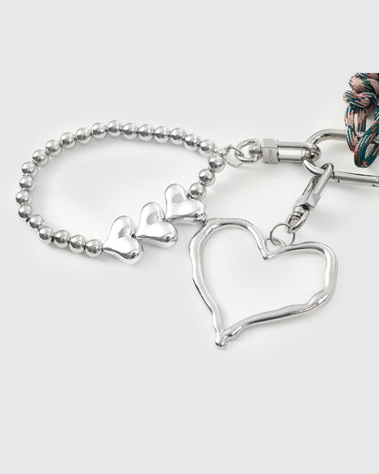 LUCKY HORSESHOE HEART STACK CHARM