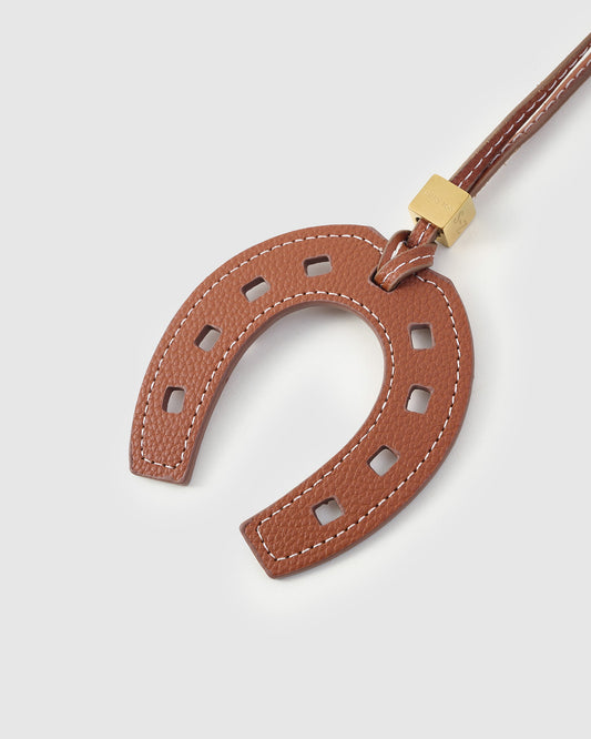 LUCKY HORSESHOE BEAR STACK CHARM