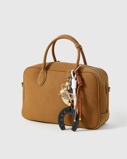 LUCKY HORSESHOE BOW STACK CHARM