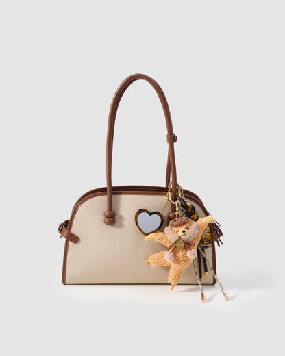 TEDDY TORTOISE HEART STACK CHARM