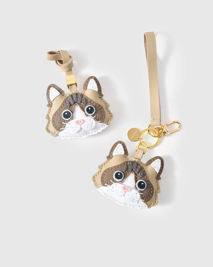 RAGDOLL CAT CHARM – LATTE PAWS EDITION