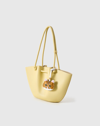 ORANGE TABBY CAT CHARM