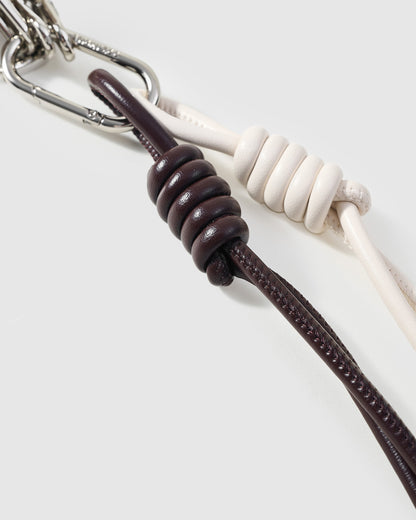 TEDDY BEAR PEARL HEART STACK CHARM