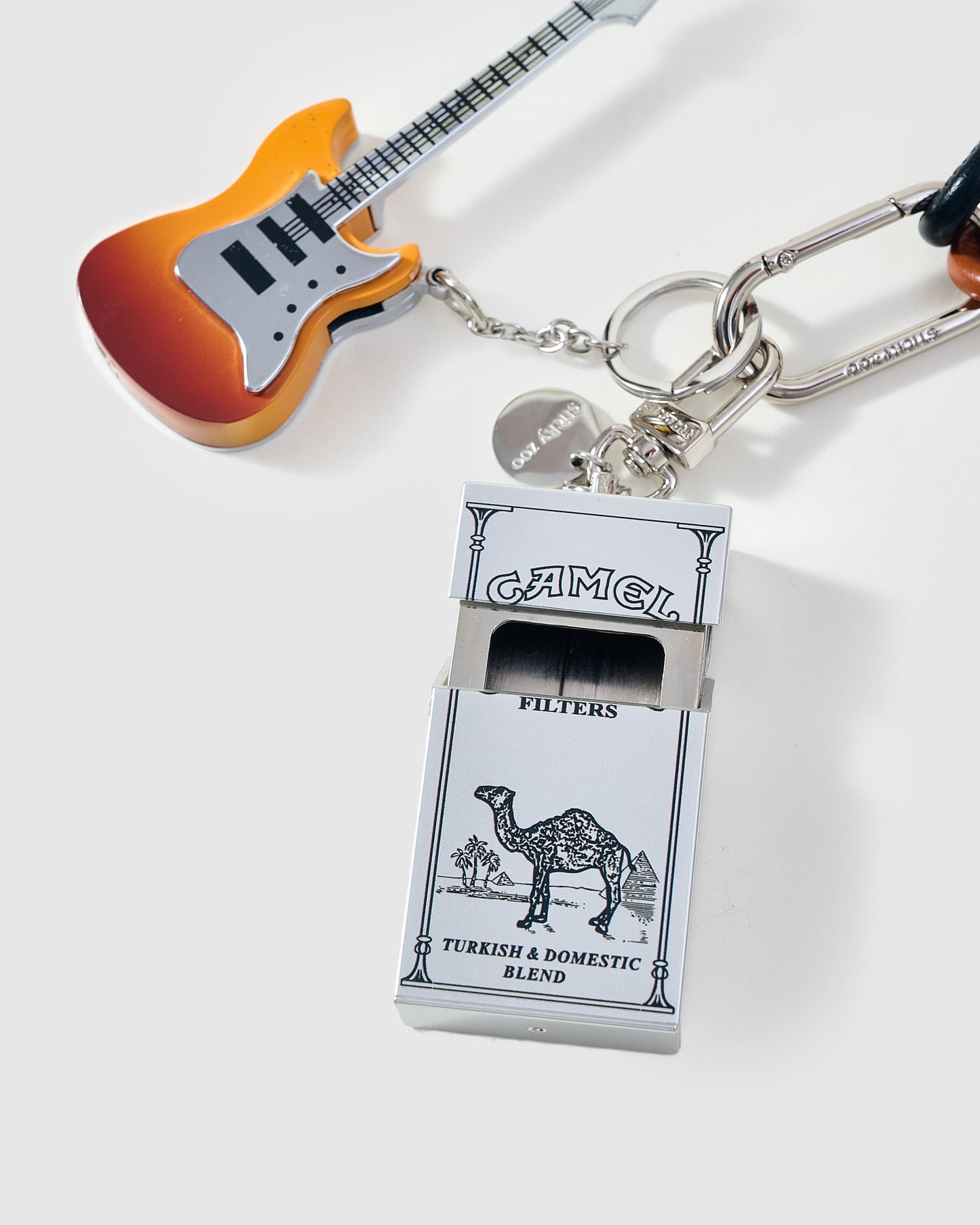 CAMEL & SUNBURST GUITAR STACK CHARM