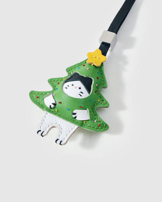 CHRISTMAS TREE CAT STACK CHARM