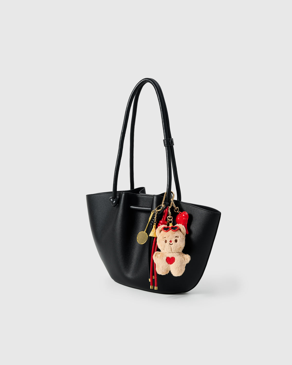 CHRISTMAS HEART TEDDY CHARM