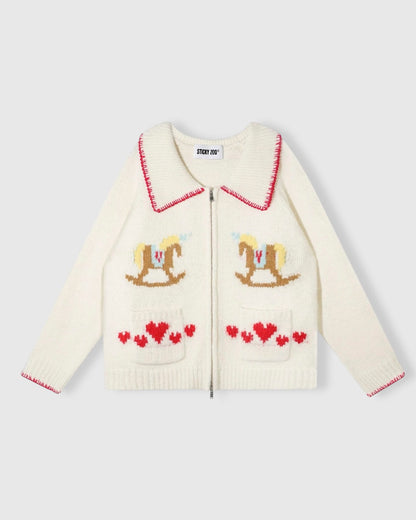 THE ROCKING HORSE CARDIGAN
