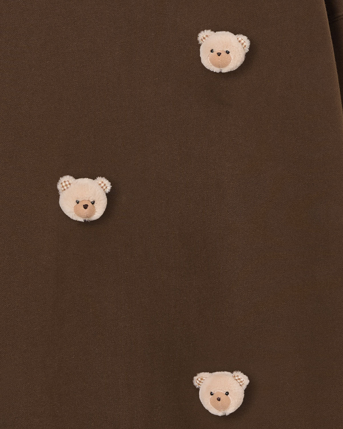 TEDDY CHECK-EAR SWEATSHIRT