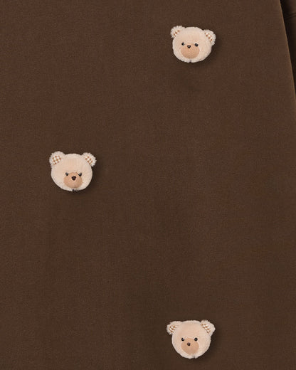 TEDDY CHECK-EAR SWEATSHIRT